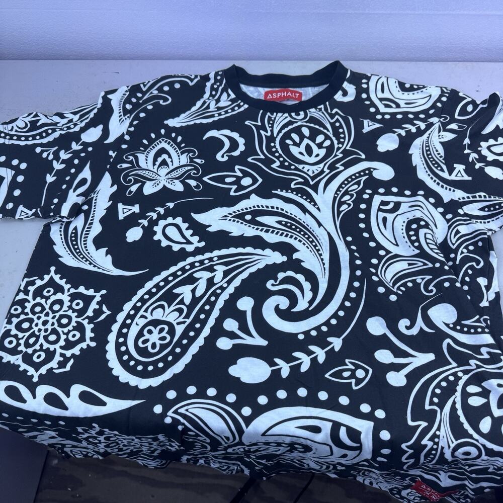 AYC Asphalt Yacht Club floral Print T Shirt Womens Size XXL Asphalt Clothing